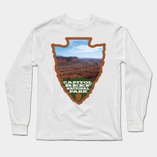 Capitol Reef National Park arrowhead Long Sleeve T-Shirt